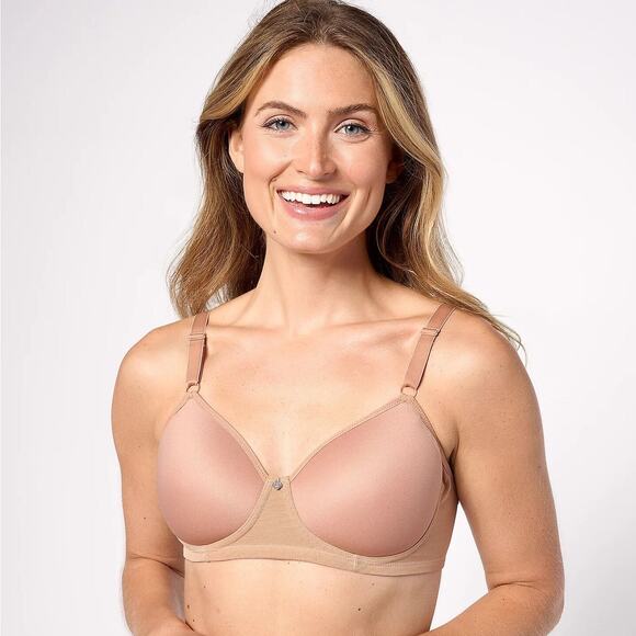 Breezies Smooth Perfection Underwire T Shirt Nude 42 DD Womens Soft Smooth - Picture 7 of 7